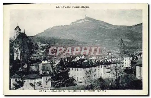 Cartes postales Chambery Vue generale Le Nivolet (1546 m)