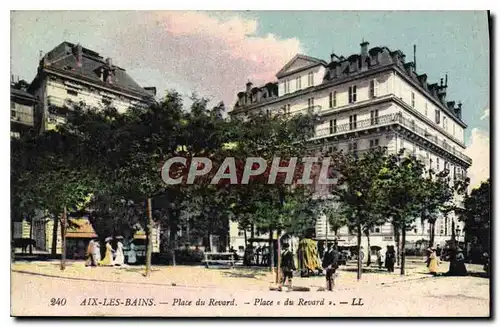 Cartes postales Aix les Bains Place du Revard