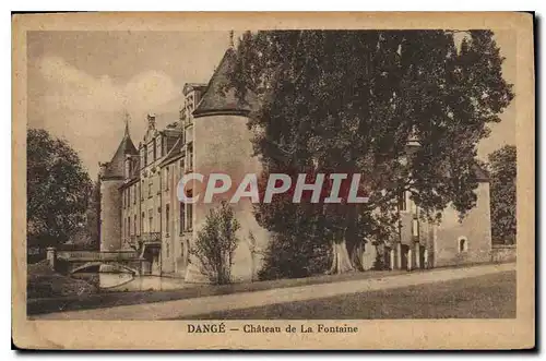 Cartes postales Dange Chateau de la Fontaine