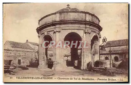 Cartes postales Villeneuve les Avignon Chartreuse de Val de Benediction Fontaine St Jean