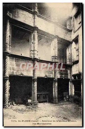 Ansichtskarte AK St Flour (Cantal) Interieur de la maison Brisson rue Marchandise