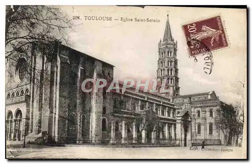 Cartes postales Toulouse Eglise Saint Sernin