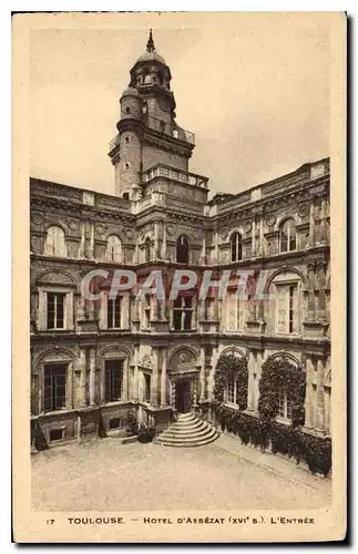 Cartes postales Toulouse Hotel d'Assezat (XVIe s) L'Entree