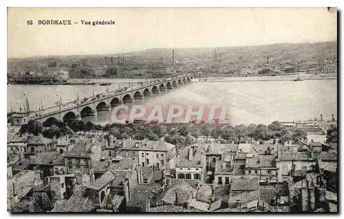 Cartes postales Bordeaux Vue generale