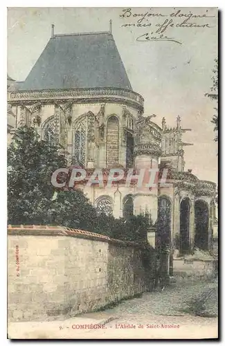 Ansichtskarte AK Compiegne L'Abside de Saint Antoine