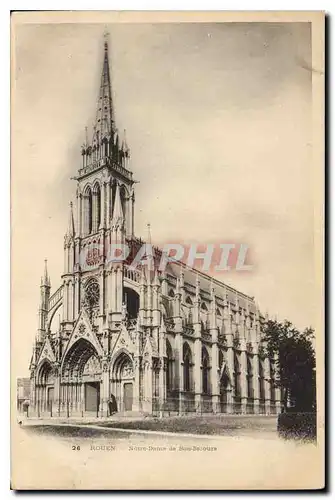 Cartes postales Rouen Notre Dame de Bon Secours