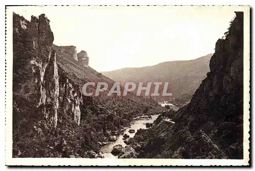 Cartes postales Gorges du Tarn (Lozere) Vue prise de Belvedere du Pas de Souci