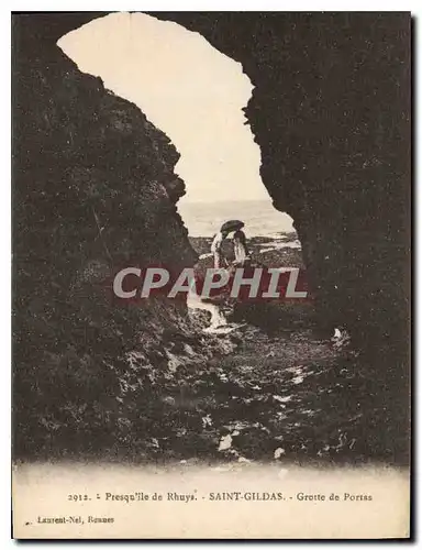 Cartes postales Presqu'ile Rhuys Saint Gildas Grotte de Portas