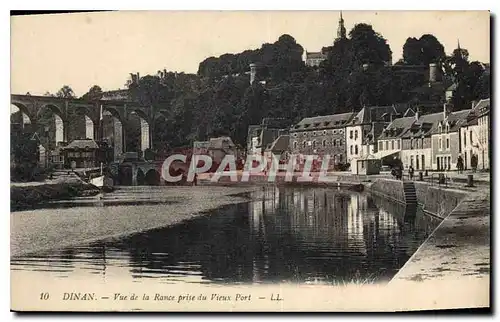 Cartes postales Dinan Vue de la Rance prise du Vieux Port