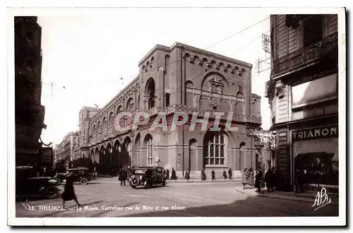 Cartes postales Toulouse Le Musee Carrefour rue de Metz et rue Alsace