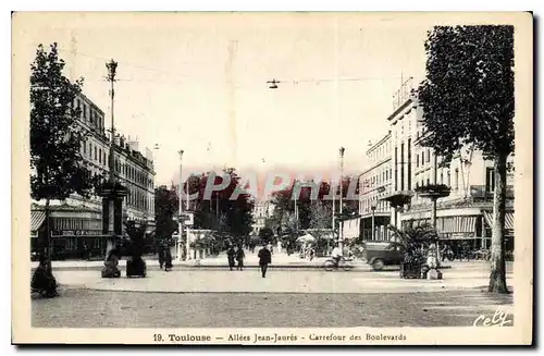 Ansichtskarte AK Toulouse Allees Jean Jaures Carrefour des Boulevards