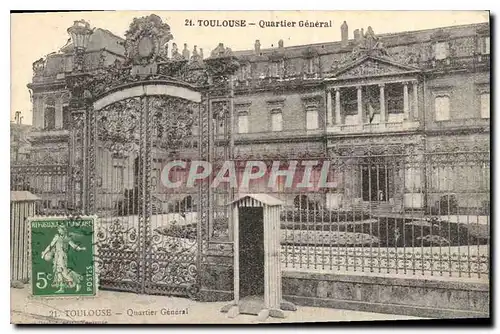 Cartes postales Toulouse Quartier general