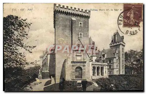 Cartes postales Pau le Chateau Henri IV La Tour