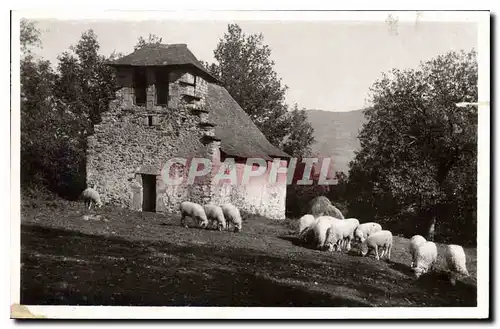 Moderne Karte Arceles Chapelle Notre Dame de Castere Moutons