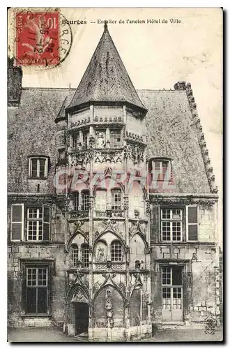 Cartes postales Bourges Escaller de l'ancien Hotel de Ville