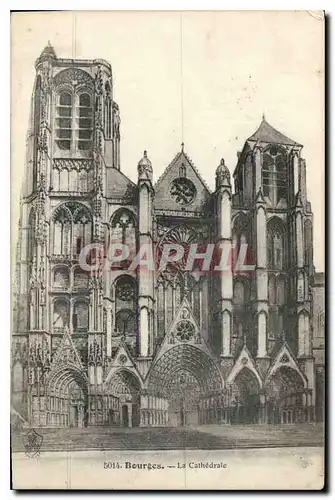 Cartes postales Bourges La Cathedrale