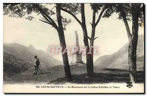 Cartes postales Luz St Sauveur le Monument sur la Colline Solfermo le Visco