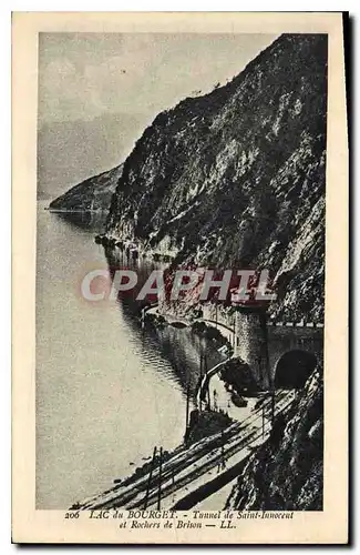 Ansichtskarte AK Lac du Bourget Tunnel de Saint Innocent et Rochers de Brison