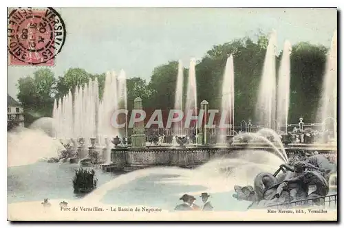 Cartes postales Parc de Versailles Le Bassin de Neptune