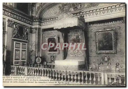 Ansichtskarte AK Versailles Chambre de Louis XIV