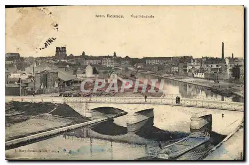 Cartes postales Rennes Vue generale