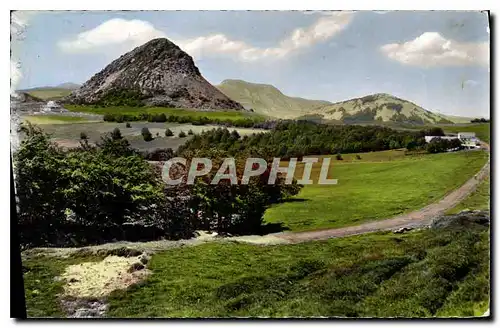 Ansichtskarte AK Hautes Cevennes A gauche Gerbier de Jonc 1554 m Au centre Mezenc 1750 m A droite Sara 1505 m