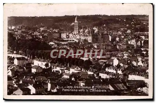 Cartes postales Perigueux Panorama vers la Cathedrale