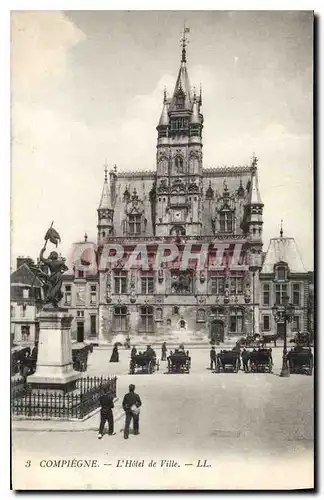 Cartes postales Compiegne L'Hotel de Ville