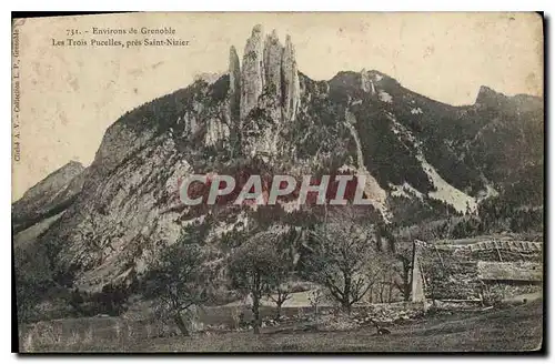 Cartes postales Environs de Grenoble Les Trois Pucelles pres Saint Nizier