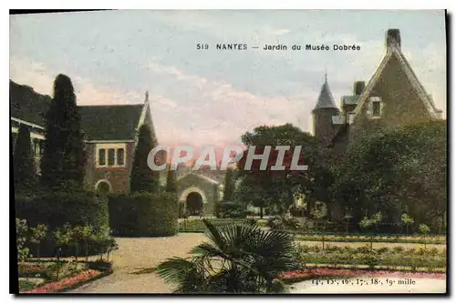 Cartes postales Nantes Jardin du Musee Dobree