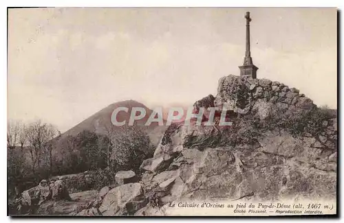 Ansichtskarte AK Le calvaire d'orcines au pied du Puy de Dome