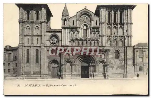 Cartes postales Bordeaux Eglise Sainte Croix