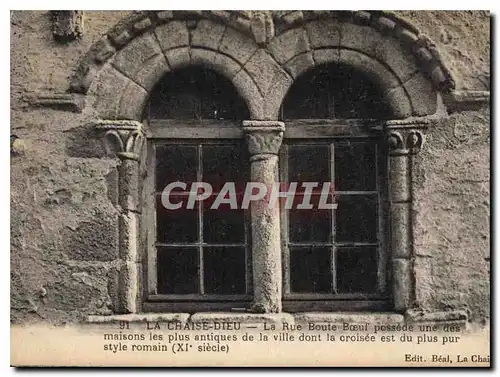 Cartes postales La Chaise Dieu La Rue Boute Boeuf possede une des maisons les plus antiques de la ville dont la