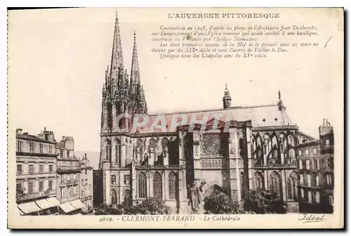 Ansichtskarte AK Clermont Ferrand Le Cathedrale L'Auvergne Pittoresque