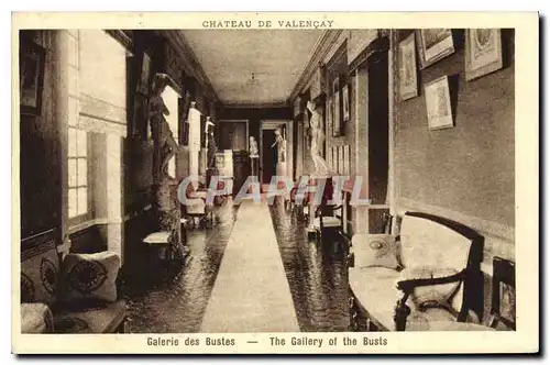 Cartes postales  Chateau de Valencay Galerie des Bustes