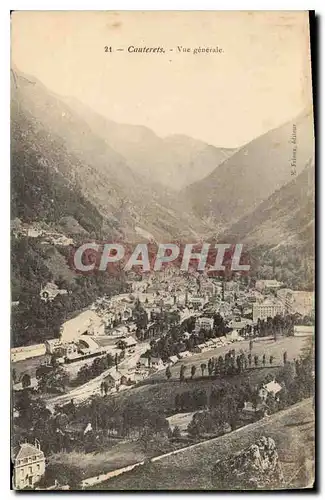 Cartes postales Cauterets Vue generale