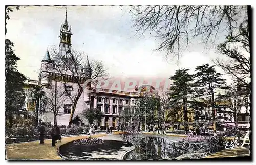 Ansichtskarte AK Toulouse la Ville Rose Square de Gaulle et Donjon du Capitole