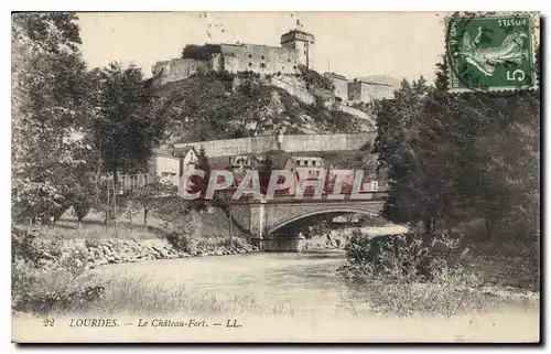 Cartes postales Lourdes Le Chateau Fort