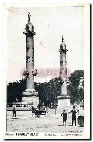 Cartes postales Bordeaux Colonnes Rostrales