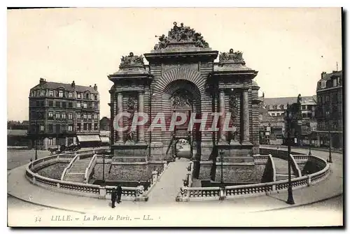 Cartes postales Lille La Porte de Paris