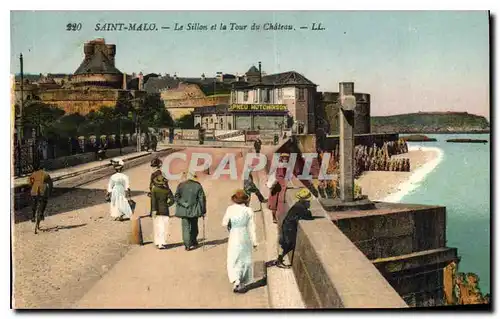 Cartes postales Saint Malo Le Sillon et la Tour du Chateau