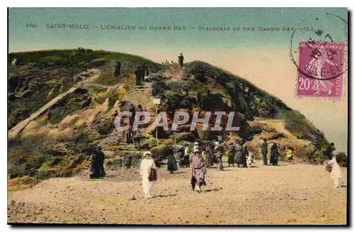 Cartes postales Saint Malo L'Escalier du Grand Bey