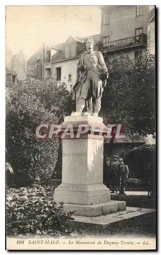 Cartes postales Saint Malo Le Monument de Duguay Trouin