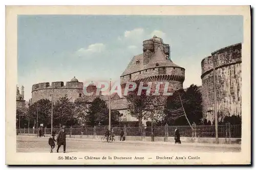 Ansichtskarte AK Saint Malo Chateau de la Duchesse Anne