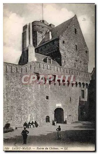 Cartes postales Saint Malo Entree du Chateau