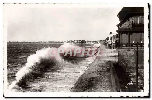 Cartes postales Saint Malo La Digue par gros temps