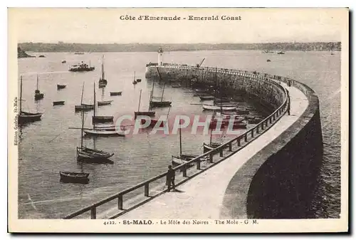 Cartes postales Saint Malo Le Mole des Noires cote d'Emeraude