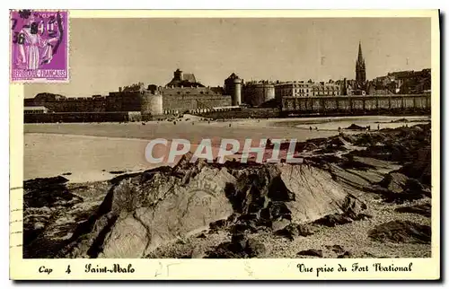 Ansichtskarte AK Saint Malo Vue prise du Fort National