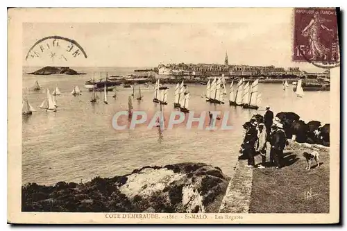 Ansichtskarte AK Saint Malo Cote d'Emeraude Les Regates