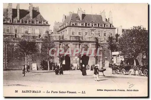 Cartes postales Saint Malo La Porte Saint Vincent